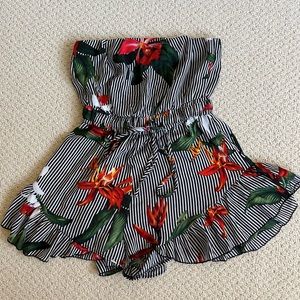 Zaful Strapless Romper